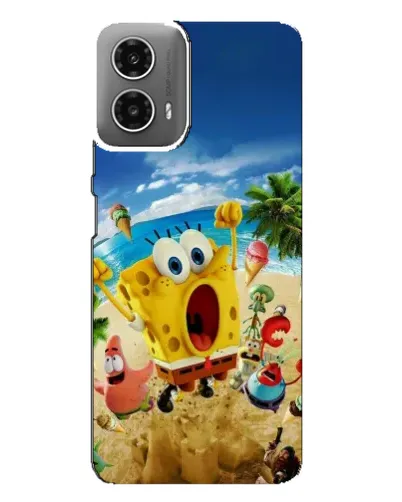 Чехол для Motorola MOTO G34 с картинкой «Развлечения на пляже»