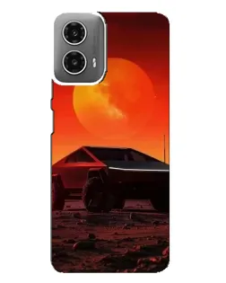 Чехол для Motorola MOTO G34 с картинкой «Cybertruck на Марсе» Чехол для Motorola MOTO G34 с картинкой «Cybertruck на Марсе»