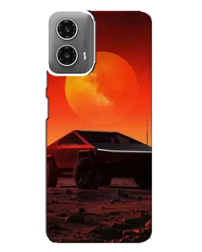 Чехол для Motorola MOTO G34 с картинкой «Cybertruck на Марсе» Чехол для Motorola MOTO G34 с картинкой «Cybertruck на Марсе»
