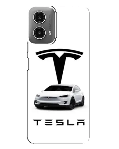 Чехол для Motorola MOTO G34 с картинкой «Tesla White Style» Чехол для Motorola MOTO G34 с картинкой «Tesla White Style»
