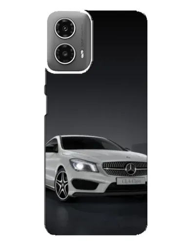 Чехол для Motorola MOTO G34 с картинкой «Mercedes AMG GT Silver»