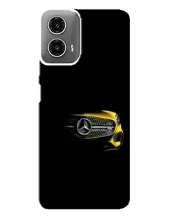 Чехол для Motorola MOTO G34 с картинкой «Mercedes — ретро стиль»