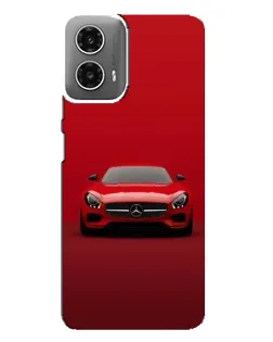 Чехол для Motorola MOTO G34 с картинкой «Красный Mercedes AMG»