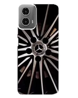 Чехол для Motorola MOTO G34 с картинкой «Диск Mercedes»