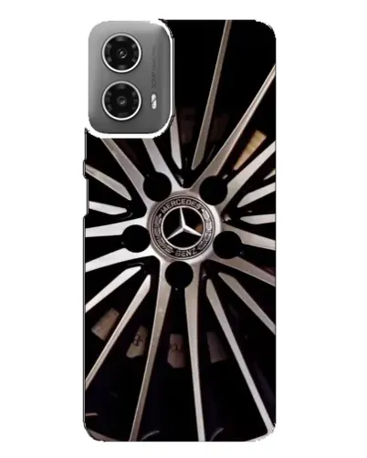 Чехол для Motorola MOTO G34 с картинкой «Диск Mercedes»