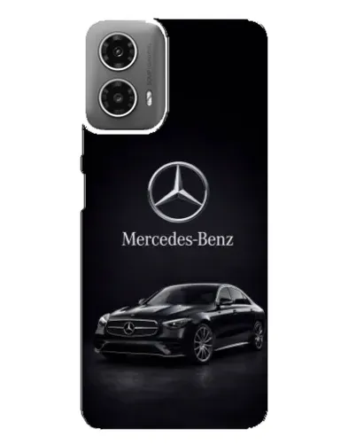 Чехол для Motorola MOTO G34 с картинкой «Mercedes — решетка радиатора»