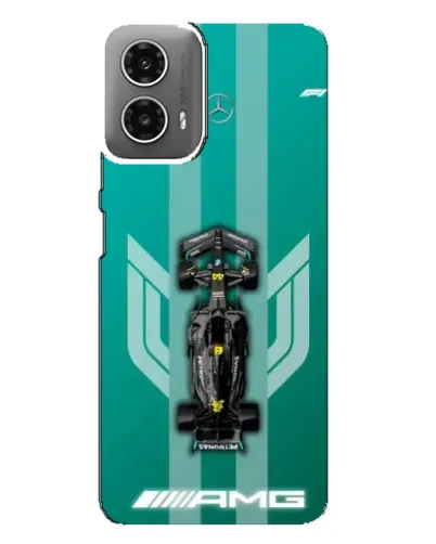 Чехол для Motorola MOTO G34 с картинкой «Mercedes AMG Petronas»