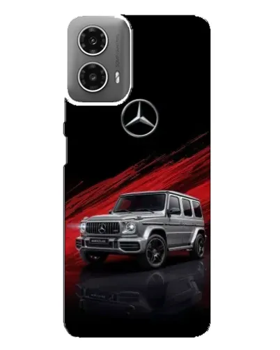 Чехол для Motorola MOTO G34 с картинкой «Mercedes G-Class красный»