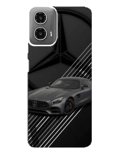 Чехол для Motorola MOTO G34 с картинкой «Mercedes AMG — графика»
