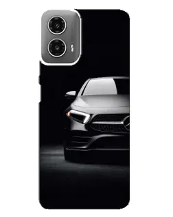 Чехол для Motorola MOTO G34 с картинкой «Свет фар Mercedes»