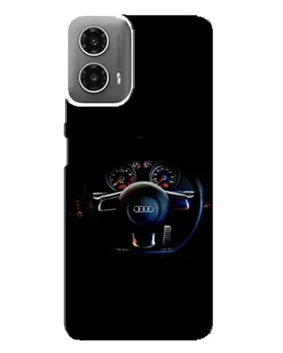 Чехол для Motorola MOTO G34 с картинкой «Салон Audi — руль» Чехол для Motorola MOTO G34 с картинкой «Салон Audi — руль»