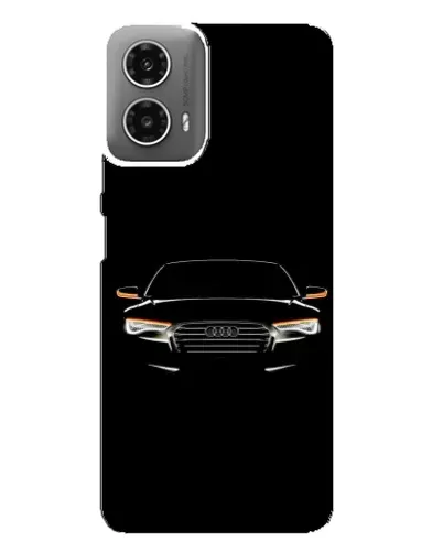Чехол для Motorola MOTO G34 с картинкой «Audi — ночной контур» Чехол для Motorola MOTO G34 с картинкой «Audi — ночной контур»