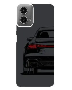 Чехол для Motorola MOTO G34 с картинкой «Задняя часть Audi — арт»
