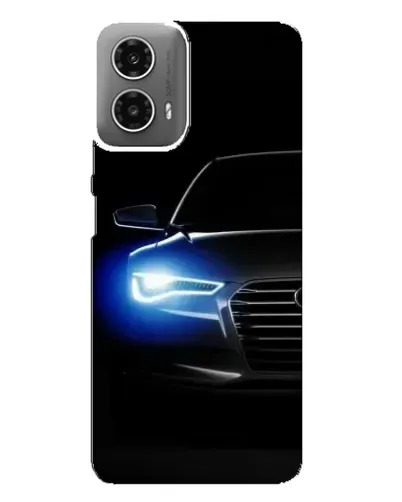 Чехол для Motorola MOTO G34 с картинкой «Неоновый взгляд Audi» Чехол для Motorola MOTO G34 с картинкой «Неоновый взгляд Audi»