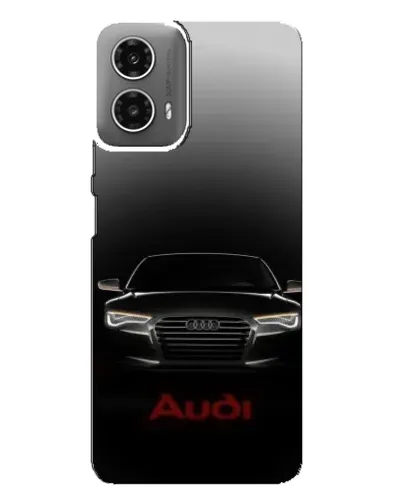 Чехол для Motorola MOTO G34 с картинкой «Audi — градиентный контур» Чехол для Motorola MOTO G34 с картинкой «Audi — градиентный контур»