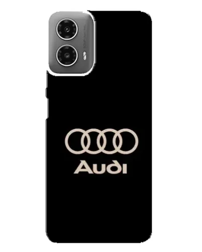 Чехол для Motorola MOTO G34 с картинкой «Audi — золотой логотип» Чехол для Motorola MOTO G34 с картинкой «Audi — золотой логотип»