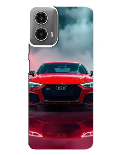 Чехол для Motorola MOTO G34 с картинкой «Audi RS — красный стиль» Чехол для Motorola MOTO G34 с картинкой «Audi RS — красный стиль»