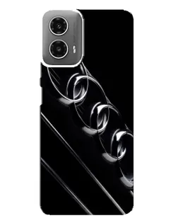 Чехол для Motorola MOTO G34 с картинкой «Audi — абстрактные кольца»