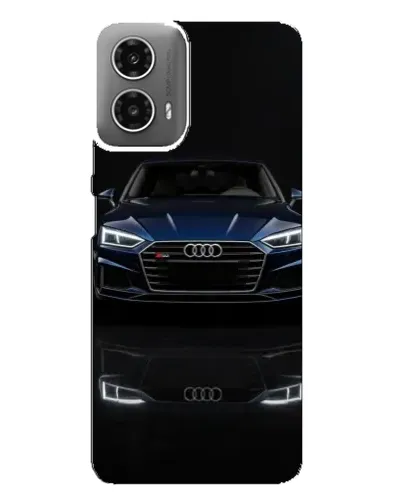 Чехол для Motorola MOTO G34 с картинкой «Audi — ночное отражение» Чехол для Motorola MOTO G34 с картинкой «Audi — ночное отражение»