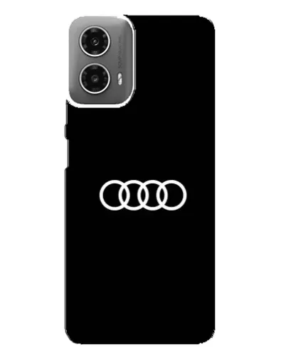 Чехол для Motorola MOTO G34 с картинкой «Audi White Logo» Чехол для Motorola MOTO G34 с картинкой «Audi White Logo»