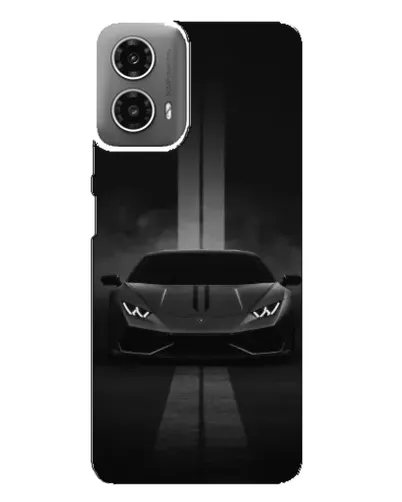 Чехол для Motorola MOTO G34 с картинкой «Lamborghini симметрия дорог»