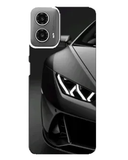 Чехол для Motorola MOTO G34 с картинкой «Lamborghini фары детализация»