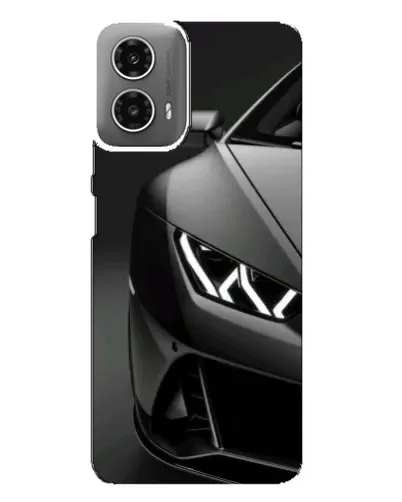 Чехол для Motorola MOTO G34 с картинкой «Lamborghini фары детализация»