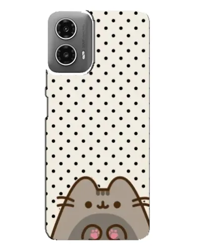 Чехол для Motorola MOTO G34 с картинкой «Пушин в горошек»