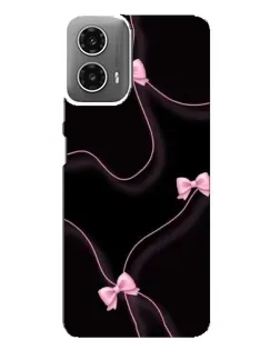 Чехол для Motorola MOTO G34 с картинкой «Розовые ленты»