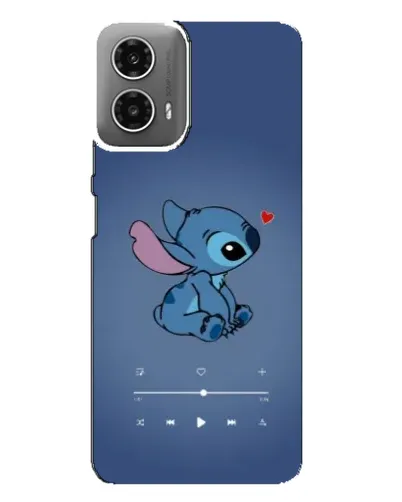 Чехол для Motorola MOTO G34 с картинкой «Музыкальный Stitch»