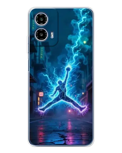 Чехол для Motorola Moto G35 с картинкой «Jordan Gold Jumpman»