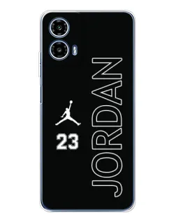 Чехол для Motorola Moto G35 с картинкой «Jordan Vertical»