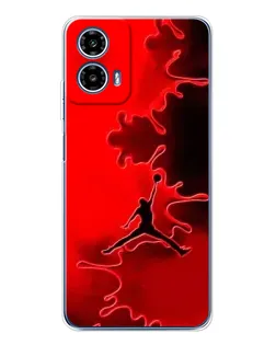 Чехол для Motorola Moto G35 с картинкой «Jordan Red Smoke»