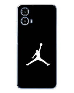 Чехол для Motorola Moto G35 с картинкой «Jordan Silhouette»