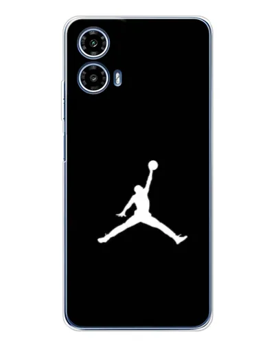 Чехол для Motorola Moto G35 с картинкой «Jordan Silhouette»
