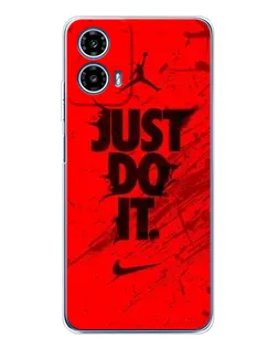 Чехол для Motorola Moto G35 с картинкой «Nike Just Do It»