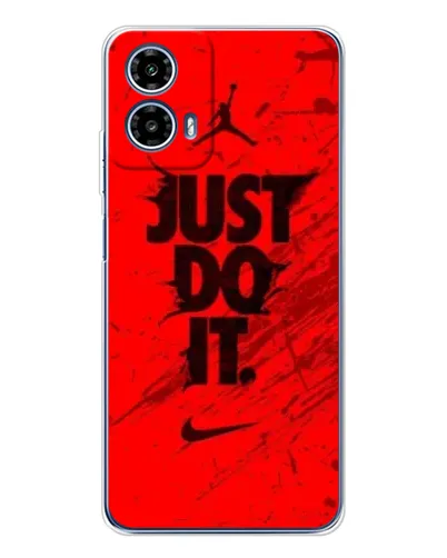 Чехол для Motorola Moto G35 с картинкой «Nike Just Do It»