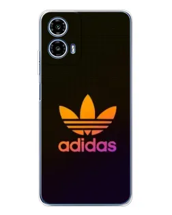 Чехол для Motorola Moto G35 с картинкой «Градиент Adidas»