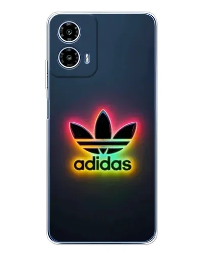 Чехол для Motorola Moto G35 с картинкой «Неоновый Adidas»