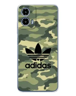 Чехол для Motorola Moto G35 с картинкой «Милитари стиль Adidas»