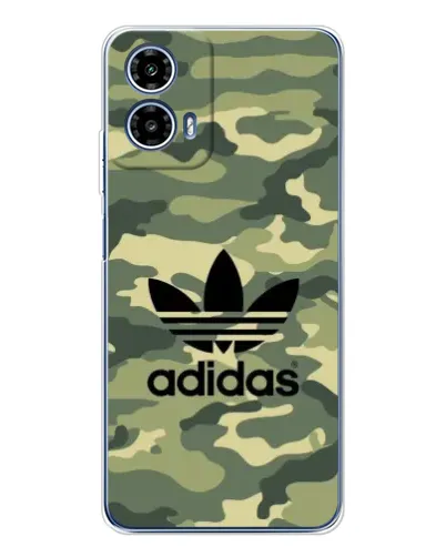 Чехол для Motorola Moto G35 с картинкой «Милитари стиль Adidas»