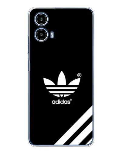 Чехол для Motorola Moto G35 с картинкой «Adidas с диагональными полосами»