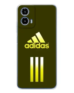 Чехол для Motorola Moto G35 с картинкой «Оливковый градиент Adidas»