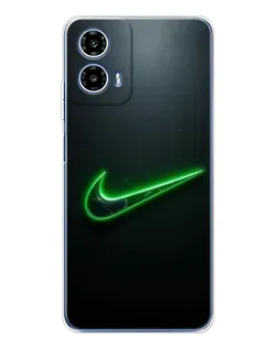 Чехол для Motorola Moto G35 с картинкой «Неоновый контур Nike» Чехол для Motorola Moto G35 с картинкой «Неоновый контур Nike»