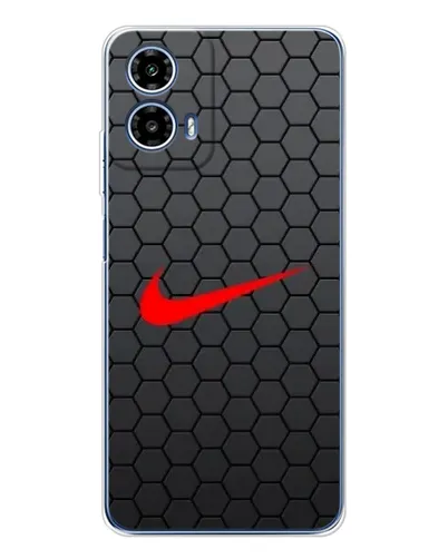Чехол для Motorola Moto G35 с картинкой «Nike — карбоновая сетка» Чехол для Motorola Moto G35 с картинкой «Nike — карбоновая сетка»