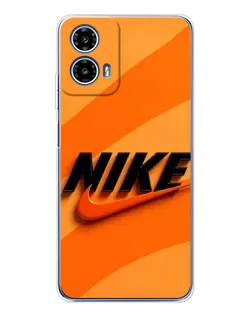 Чехол для Motorola Moto G35 с картинкой «Оранжевый драйв Nike» Чехол для Motorola Moto G35 с картинкой «Оранжевый драйв Nike»