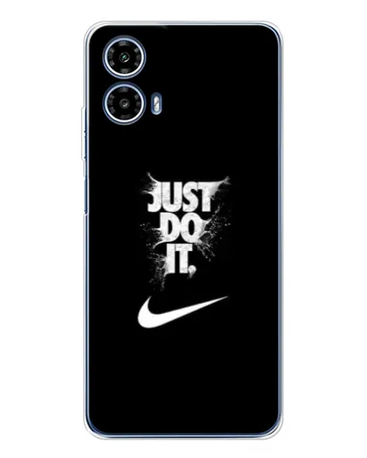 Чехол для Motorola Moto G35 с картинкой «Текстовый принт Nike» Чехол для Motorola Moto G35 с картинкой «Текстовый принт Nike»