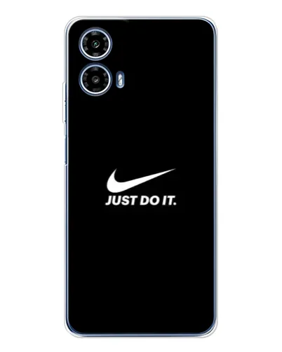 Чехол для Motorola Moto G35 с картинкой «Минимализм от Nike» Чехол для Motorola Moto G35 с картинкой «Минимализм от Nike»