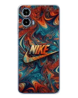 Чехол для Motorola Moto G35 с картинкой «Nike в абстракции»