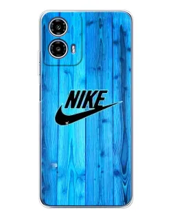 Чехол для Motorola Moto G35 с картинкой «Голубое дерево Nike»